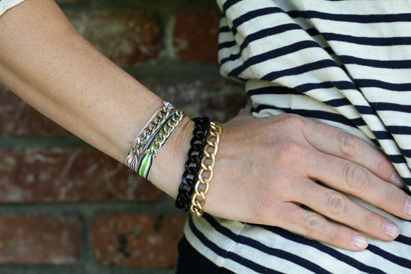Martha Stewart chain bracelet